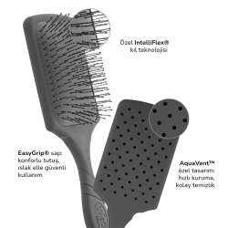 Wet Brush Pro Paddle Detangler Dolaşık Açıcı Geniş Saç Fırçası - Siyah - 5