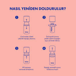 Wild Antiperspirant Roll On Cath Kidston Marble Ditsy Case - Coconut - Vanilla Refill Terleme Karşıtı 50 ml - 5