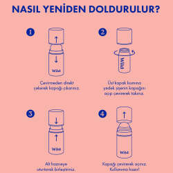 Wild Antiperspirant Roll On Coconut - Vanilla Refill Deodorant Yedek Dolum 50 ml - 7