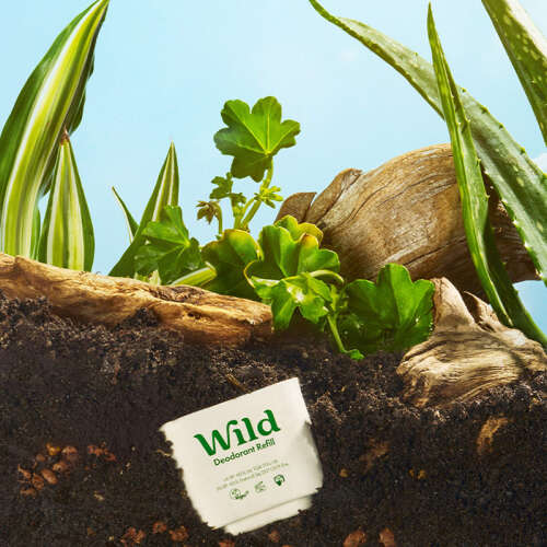 Wild Refill Yedek Stick Deodorant İçi Doğal Formül - Fresh Cotton - Sea Salt 40 g - 7