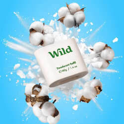 Wild Refill Yedek Stick Deodorant İçi Doğal Formül - Fresh Cotton - Sea Salt 40 g - 4