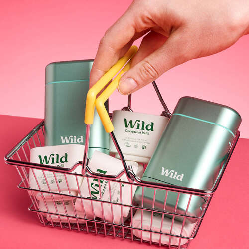 Wild Refill Yedek Stick Deodorant İçi Doğal Formül - Fresh Cotton - Sea Salt 40 g - 5