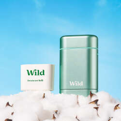Wild Natural Stick Deodorant Kutu - Refill Fresh - Aqua Case -Fresh Cotton - Sea Salt 40 gr - 3