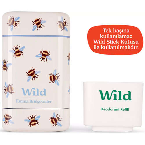Wild Refill Yedek Stick Deodorant İçi Doğal Formül - Honey - Cactus Flower 40 g - 2