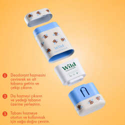 Wild Refill Yedek Stick Deodorant İçi Doğal Formül - Honey - Cactus Flower 40 g - 3