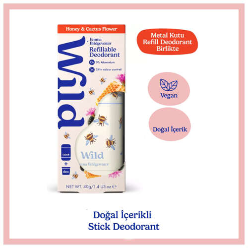 Wild Honey-Cactus flower Refillable Deodorant 40 g - 2