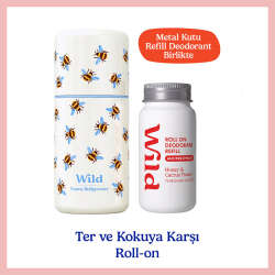 Wild Antiperspirant Emma Bridgewater Bee Roll-On Case Honey - Cactus Refill Deodorant 50 ml - 1