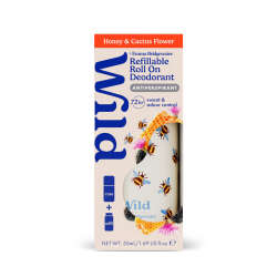 Wild Antiperspirant Emma Bridgewater Bee Roll-On Case Honey - Cactus Refill Deodorant 50 ml - 2