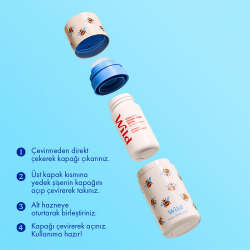Wild Antiperspirant Emma Bridgewater Bee Roll-On Case Honey - Cactus Refill Deodorant 50 ml - 3