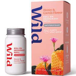 Wild Antiperspirant Roll On Honey - Cactusflower Refill Deodorant Yedek Dolum 50 ml - 2