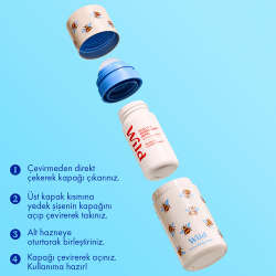 Wild Antiperspirant Roll On Honey - Cactus Flower Refill Deodorant Yedek Dolum 50 ml - 3
