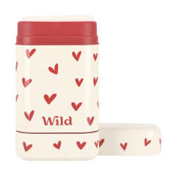 Wild Natural Stick Deodorant Kutu + Refill Paketi - Love Heart Case + Pink Grapefruit & Lime 40 g - 3