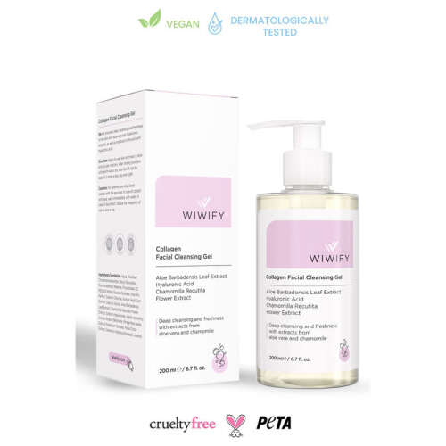 WIWIFY Aloe Vera ve Papatya Özlü Arındırıcı Yüz Temizleme Jeli 200 ml - 3