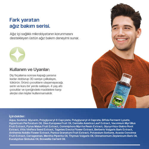ya da multicosmetics Uno Oral Tonik Ağız Çalkalama Suyu 200 ml - 4
