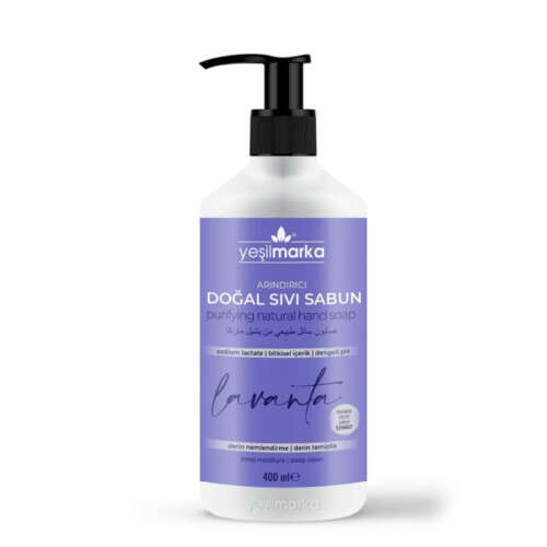 Yeşilmarka Arındırıcı Sıvı Sabun - Lavanta 400 ml - Yeşilmarka
