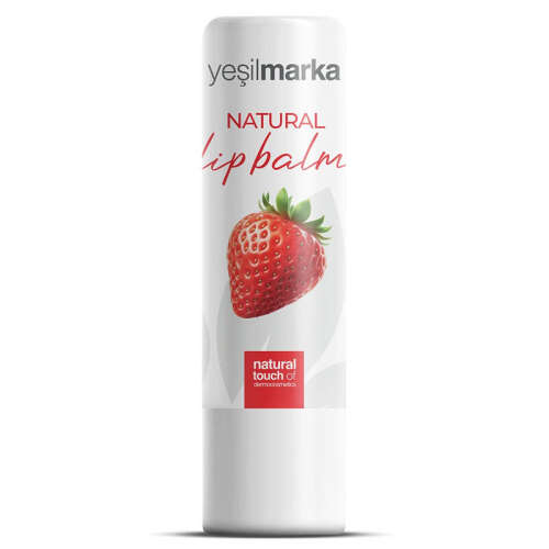 Yeşilmarka Doğal Dudak Balmı 4,15 gr - Çilek - Yeşilmarka