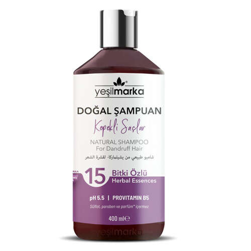 Yeşilmarka Doğal Şampuan 400 ml - Kepekli Saçlar - Yeşilmarka