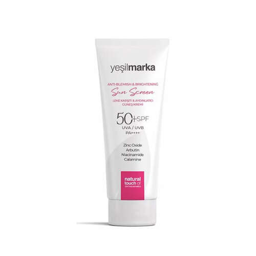 Yeşilmarka Leke Karşıtı & Aydınlatıcı Güneş Kremi 50+Spf 50 ml - Yeşilmarka