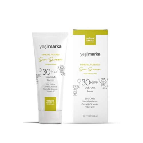Yeşilmarka Mineral Filtreli Güneş Kremi 30+Spf 50 ml - Yeşilmarka