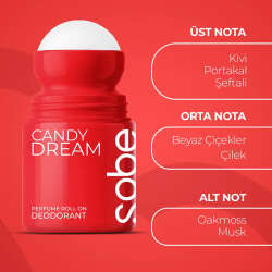 Yeşilmarka Sobe Candy Dream Perfume Roll On Deodorant 50 ml - 4