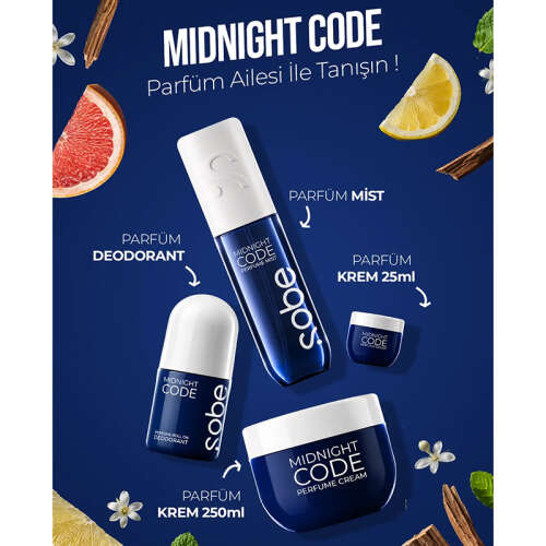 Yeşilmarka Sobe Midnight Code Perfume Mist 100 ml - 7