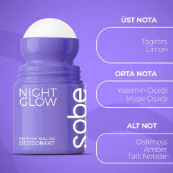 Yeşilmarka Sobe Night Glow Perfume Roll On Deodorant 50 ml - 4