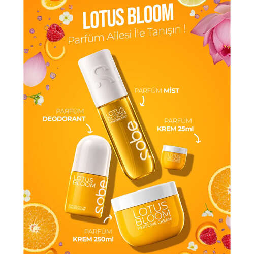 Yeşilmarka Sobe Parfümlü El ve Vücut Kremi 250 ml - Lotus Bloom - 5