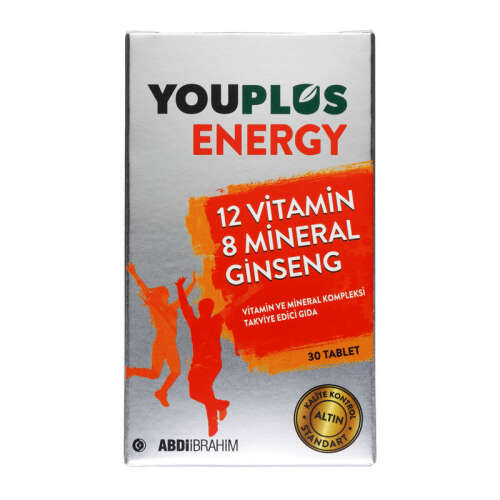Youplus Energy Vitamin ve Mineral Kompleksi 30 Tablet - 1