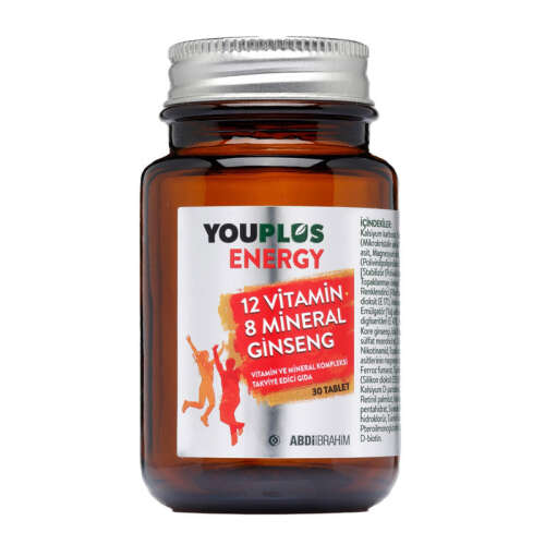 Youplus Energy Vitamin ve Mineral Kompleksi 30 Tablet - 2