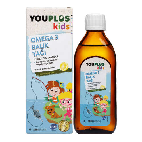 YouPlus Kids Omega 3 Takviye Edici Gıda 150 ml - 3
