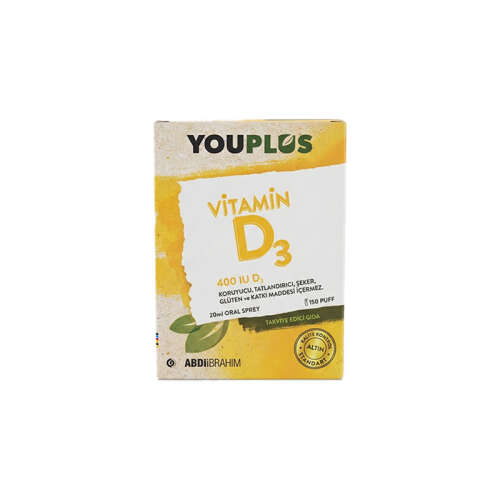 Youplus Vitamin D3 400 IU Damla 20 ml - Abdi İbrahim