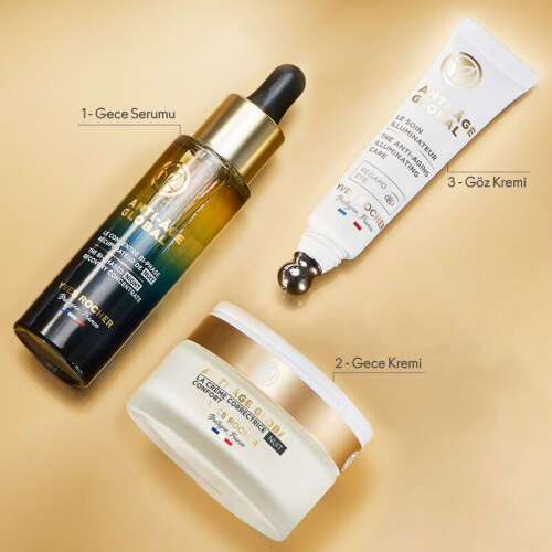 Yves Rocher Anti-Age Global Çift Fazlı Gece Serumu 30 ml - 5