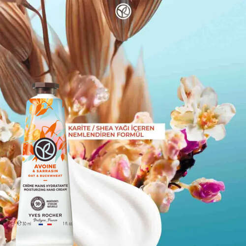 Yves Rocher Avoine Rahatlatıcı Yulaf ve Karabuğday Nemlendirici El Kremi 30 ml - 3
