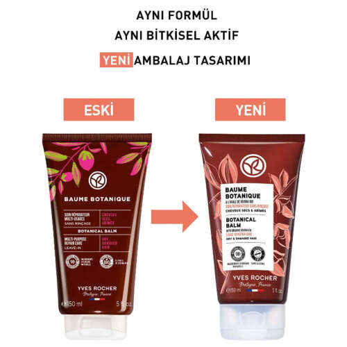 Yves Rocher Botanik Balsam Durulanmayan Bakım Kremi 150 ml - 3