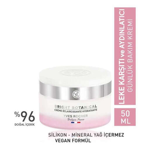 Yves Rocher Bright Botanical Leke Karşıtı Aydınlatıcı Günlük Bakım Kremi 50 ml - Yves Rocher