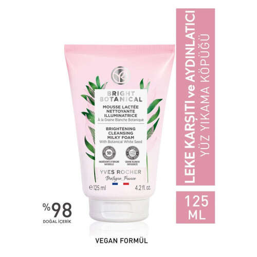 Yves Rocher Bright Botanical Leke Karşıtı Aydınlatıcı Yüz Yıkama Köpüğü 125 ml - Yves Rocher