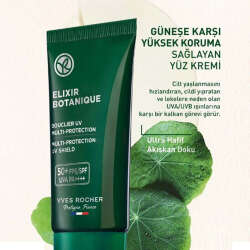 Yves Rocher Elixir Botanique Detoks Etkili 50 Faktör Koruyuculu Yaşlanma Karşıtı Yüz Kremi 30 ml - 3
