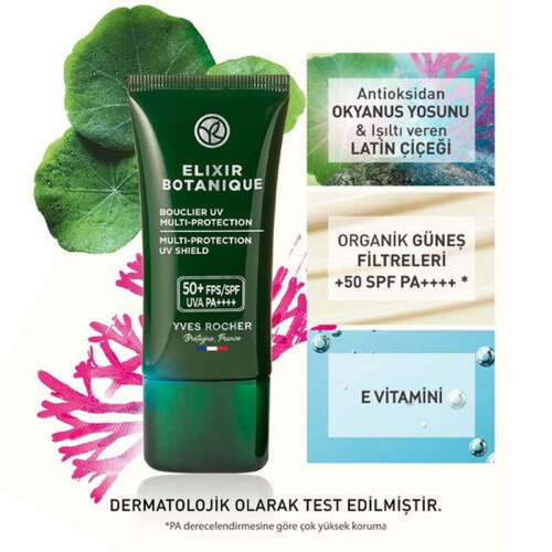 Yves Rocher Elixir Botanique Detoks Etkili 50 Faktör Koruyuculu Yaşlanma Karşıtı Yüz Kremi 30 ml - 4