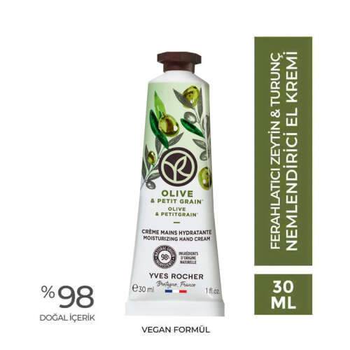 Yves Rocher Ferahlatıcı Zeytin Turunç Nemlendirici El Kremi 30 ml - 2