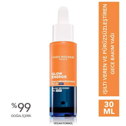 Yves Rocher Glow Energie Işıltı Veren Gece Bakım Yağı 30 ml - 2
