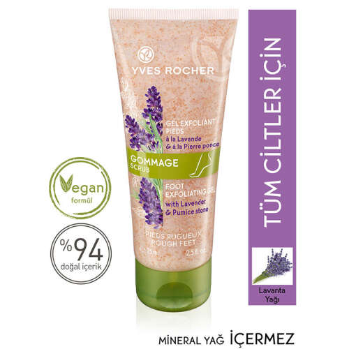 Yves Rocher Gommage Doğal Ponza Taşlı Ayak Peelingi 75 ml - 2
