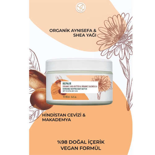 Yves Rocher Kuru Ciltler İçin Bariyer Onarıcı ve Besleyici Yoğun Dokulu Vücut Kremi 250 ml - 3