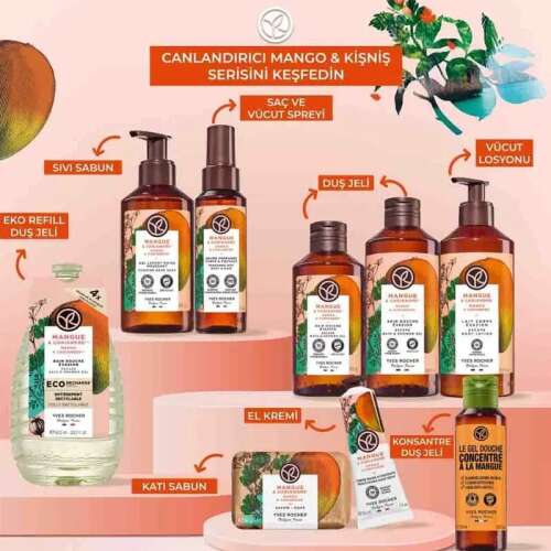 Yves Rocher Mangue Canlandırıcı Mango Kişniş Nemlendirici El Kremi 30 ml - 5