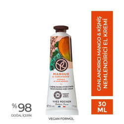 Yves Rocher Mangue Canlandırıcı Mango Kişniş Nemlendirici El Kremi 30 ml - 2