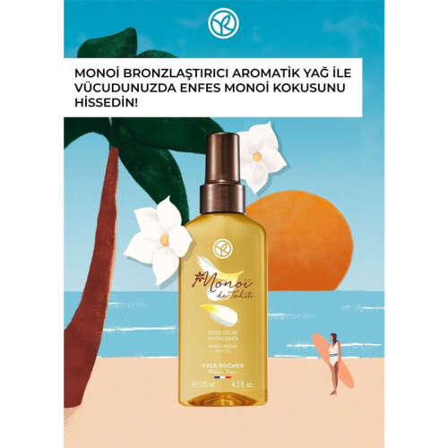 Yves Rocher Monoi Bronzlaştırıcı Aromatik Yağ 125 ml - 5