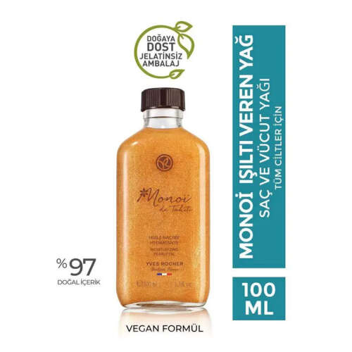 Yves Rocher Monoi Işıltı Veren Saç ve Vücut Yağı 100 ml - 1