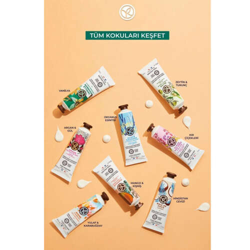 Yves Rocher Nemlendirici El Kremi Egzotik Vanilya 30 ml - 5