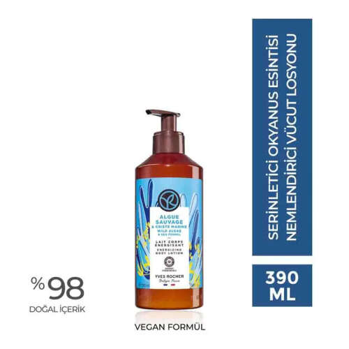 Yves Rocher Nemlendirici Vücut Losyonu - Serinletici Okyanus Esintisi - 390 ml - 5