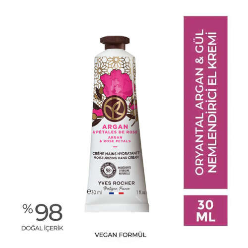 Yves Rocher Oryantal Argan Gül Nemlendirici El Kremi 30 ml - 2