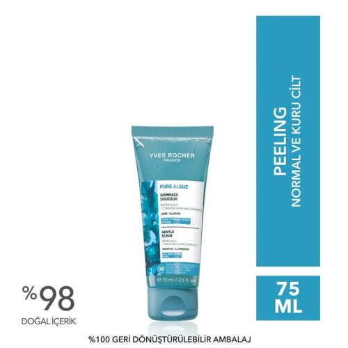 Yves Rocher Pure Algue Antioksidan Prebiyotik Yüz Peelingi 75 ml - 2